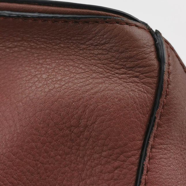 Sold Loewe Puzzle Medium Dark Brown Calfskin leather Bag