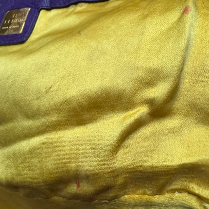 Fendi Mamma Baguette Purple Suede Leather