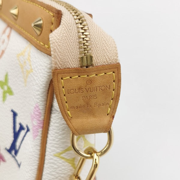 Louis Vuitton x Takashi Murakami Pochette Accessoire White Multicolor