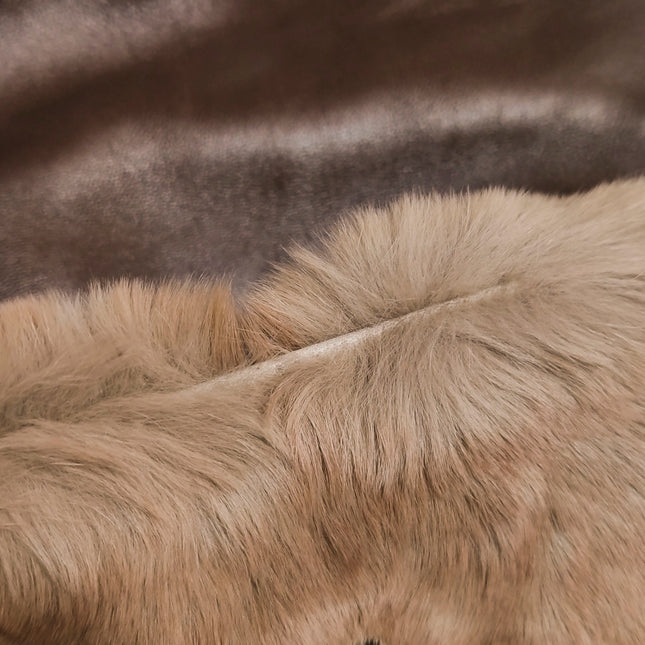 Chanel Fur Flap Bag Brown Grey Chincilla Bag Multi-Layer Chain