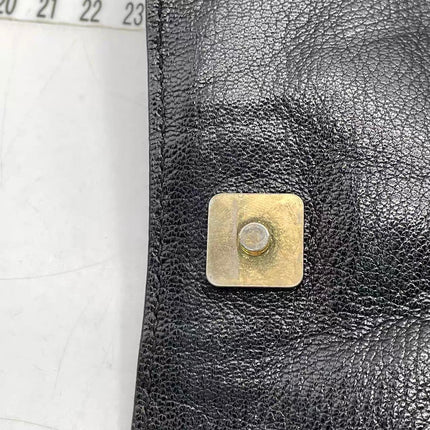 Gucci Horsebit 1955 Chain Large Black Leather and Patent Leather Shoulder Bag