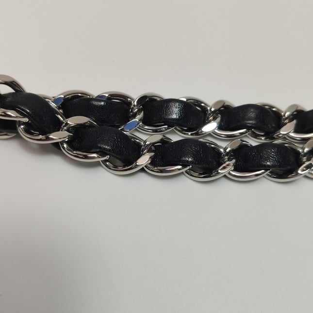 Chanel Classic Flap Mini Black Lambskin Silver Hardware