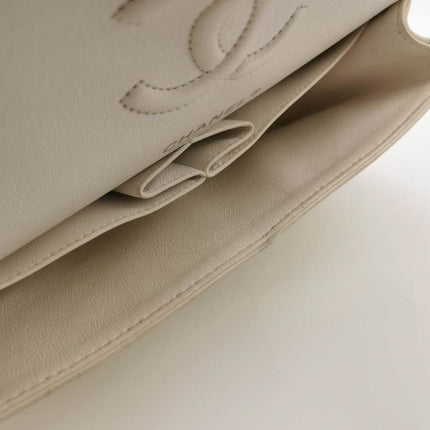 Sold Chanel Classic Flap Small White Leather and Gilt and Silver Hardware, 2020-2021