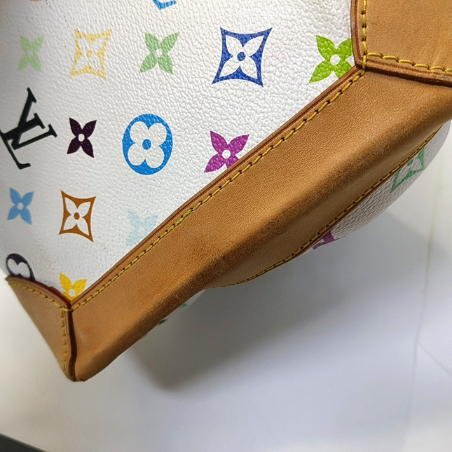 Louis Vuitton x Takashi Murakami Ursula Shoulder Bag White Multicolor