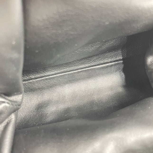 Sold Bottega Veneta Pouch Mini Silver Lambskin Leather Tree Trunk pattern