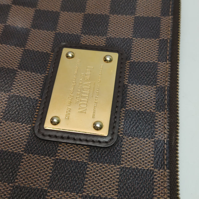 Louis Vuitton Eva Brown Damier Ebene Monogram Shoulder Bag with Strap
