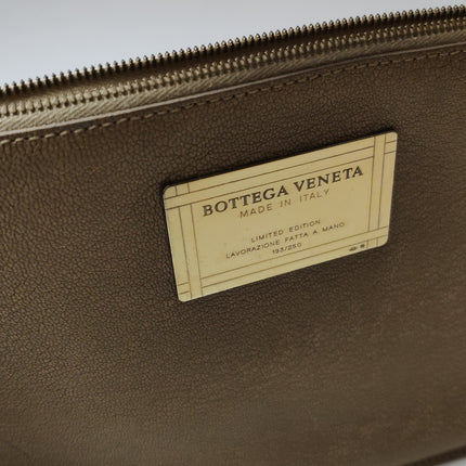 Bottega Veneta Cabat PM Intreccio Leather Tote Bag Gold 32cm