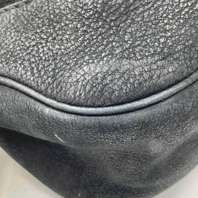 Gucci Jackie 1961 Medium Black Suede Leather Bag