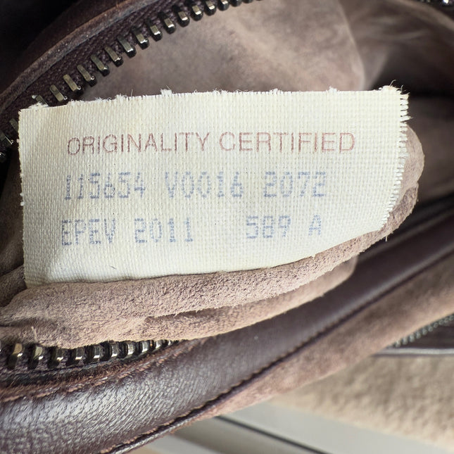 Bottega Veneta Hobo Bag Large Milk Chocolate Brown Lambskin leather 47cm