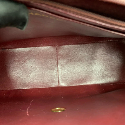 Chanel 1996 Vintage Classic Maxi Flap Black Lambskin Leather Giant CC 24 Gold Hardware