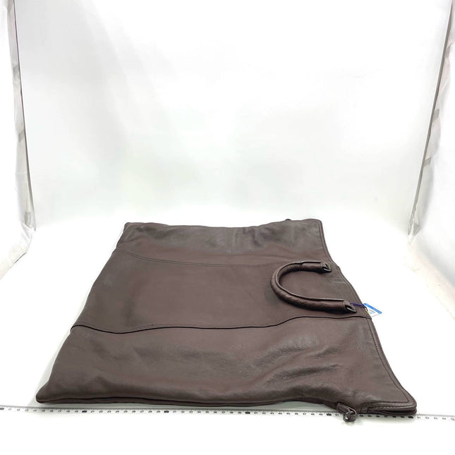 Bottega Veneta Maxi Convertible Tote Dark Chocolate Brown Smooth Leather 55cm