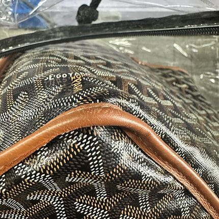 Goyard Anjou PM Medium Tote Brown Reversible Leather Lining