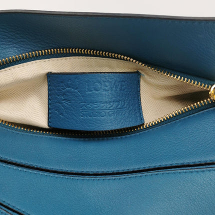 Loewe x Spirited Away Studio Ghibli Collection Puzzle Small Blue Crossbody Bag