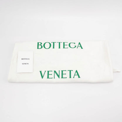 Bottega Veneta Pouch Large Intrecciato White Lambskin Leather Clutch