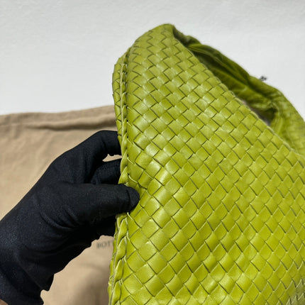Sold Bottega Veneta Hobo Bag Large Leather Mela Green 47cm