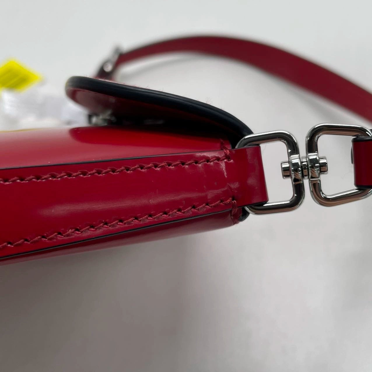 Prada Cleo Flap Red Leather Mini Shoulder bag