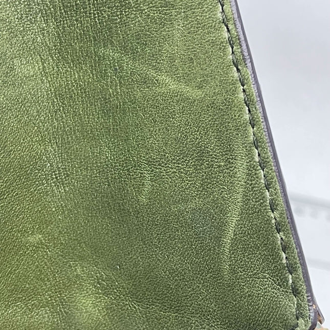 Gucci Jackie Green Python Leather Rare