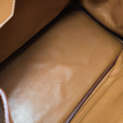 Hermes Birkin 40 Gold TC Clemence Leather Gold Hardware 1994