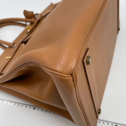Hermes Birkin 40 Gold TC Clemence Leather Gold Hardware 1994