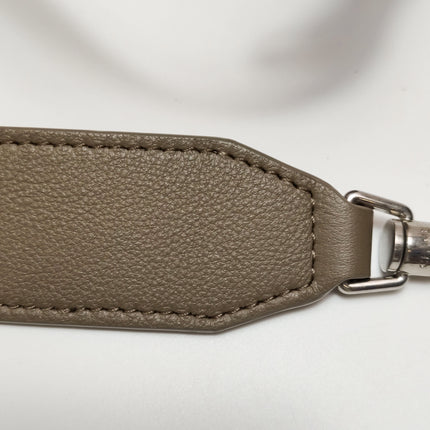 CELINE Romy Large Grey Calfskin Leather Shoulder Bag