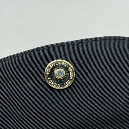 Gucci Bamboo 1947 Night Super Mini Black Nylon Evening Bag with Original Chain