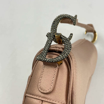 Sold Dior Saddle Mini Silk Pink with crystals