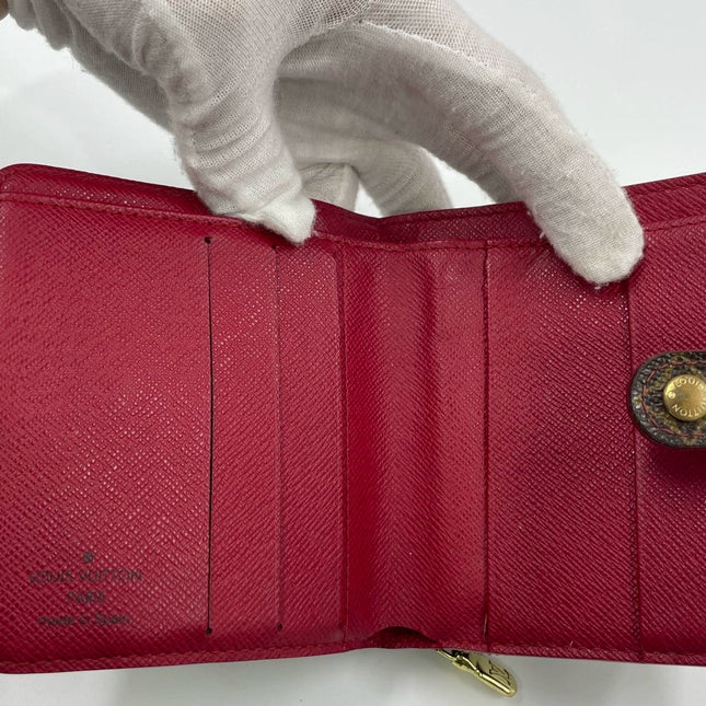 Louis Vuitton Limited Edition Monogram Cherry Compact Zippy Wallet