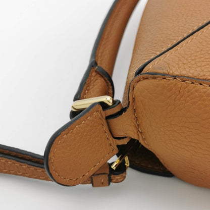 Sold Loewe Puzzle Mini Caramel Tan Grained Calfskin Leather Crossbody Bag