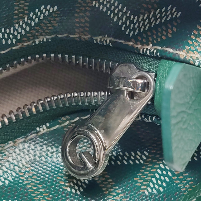 Goyard Artois Tote GM Large Green With Zipper