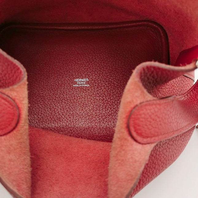 Sold Hermes Picotin 18 Red Calfskin Leather 2012 Box P Stamp