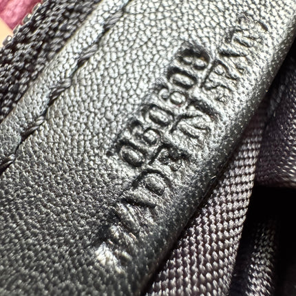 Loewe Amazona 19 Mini Handbag in Purple Velvet with Crystal Logo