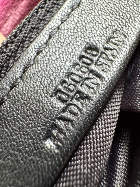 Loewe Amazona 19 Mini Handbag in Purple Velvet with Crystal Logo