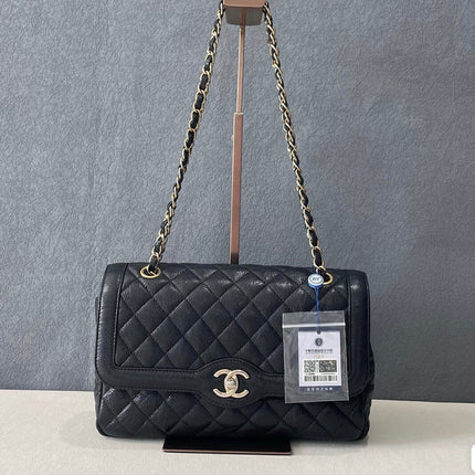 Chanel Paris Limited Medium Black Caviar Leather Gold Hardware 2015-16