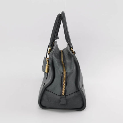 Sold Loewe Amazona 29 in Grey Lambskin Leather
