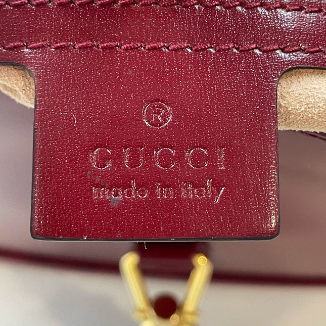 Gucci Jackie 1961 Red Leather Bag Small Shoulder Bag
