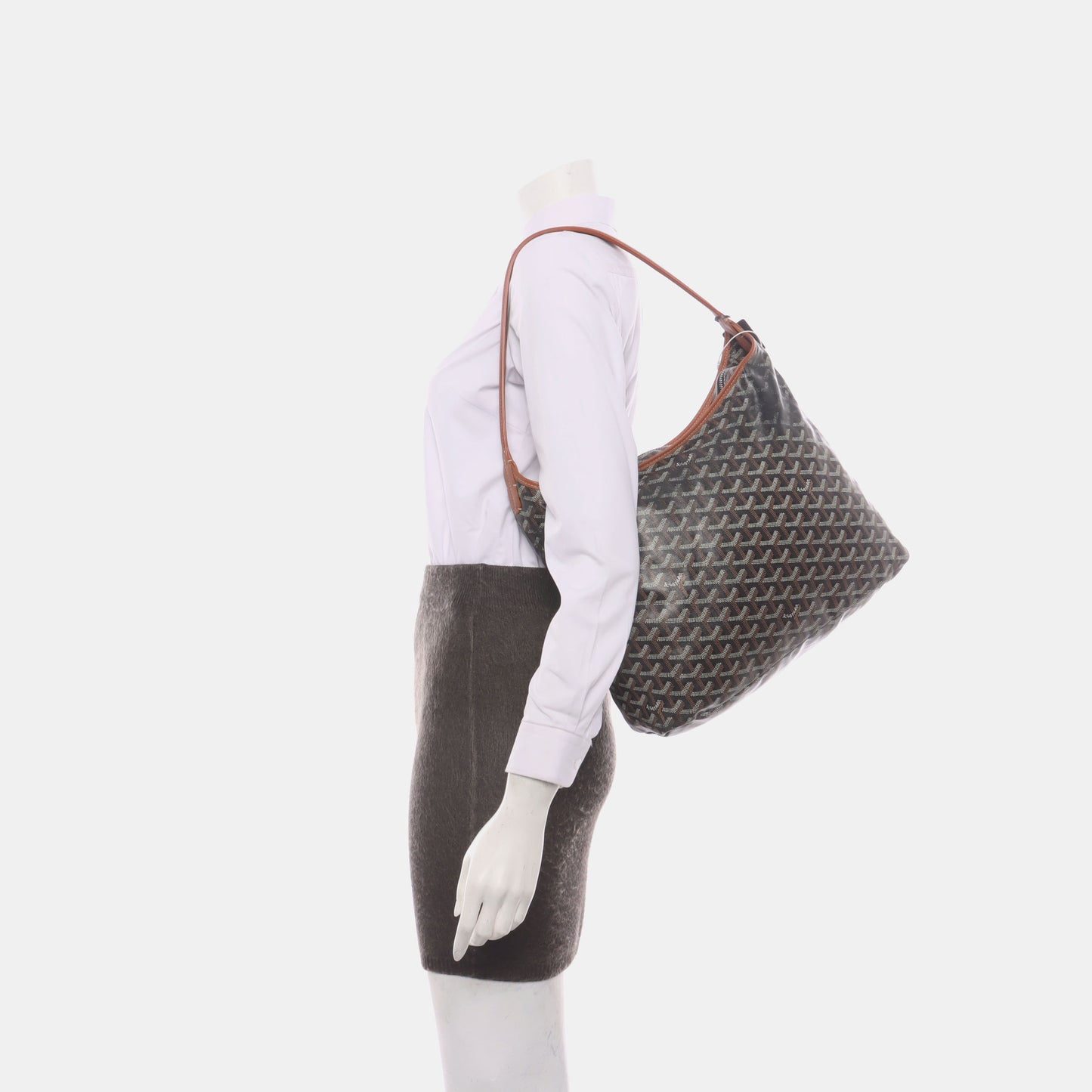 Goyard Bohème Hobo Shoulder Bag Brown