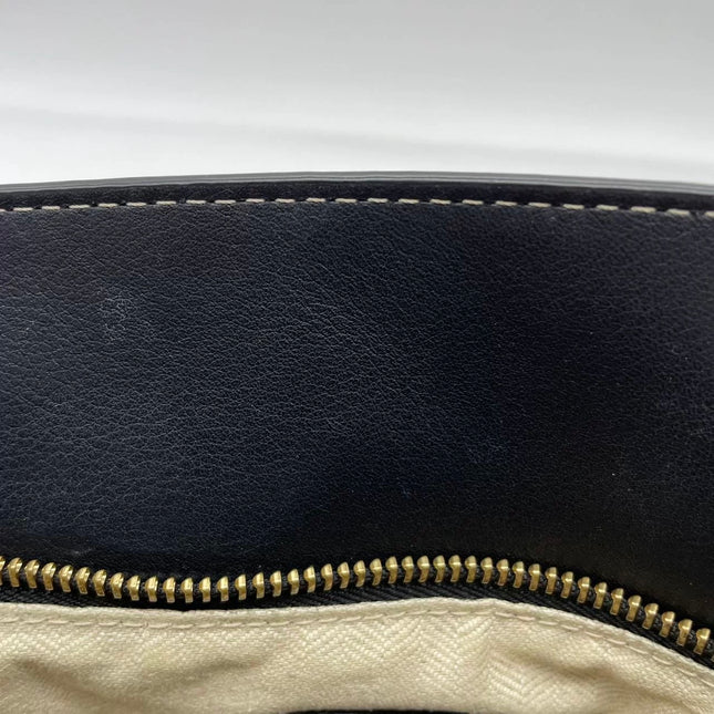 Loewe Puzzle Medium Tricolor Black Yellow Calfskin leather bag