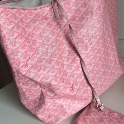 Goyard 2009 Special Edition Pink Saint Louis GM Large Tote