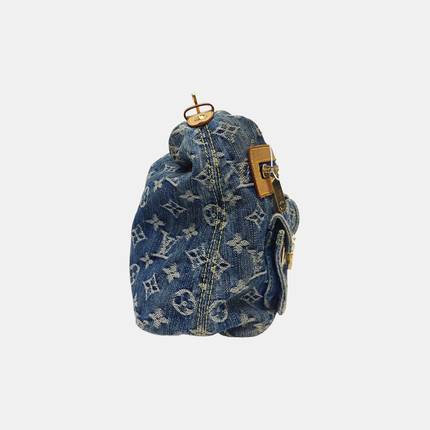 Louis Vuitton Monogram Blue Denim Baggy PM Shoulder Bag