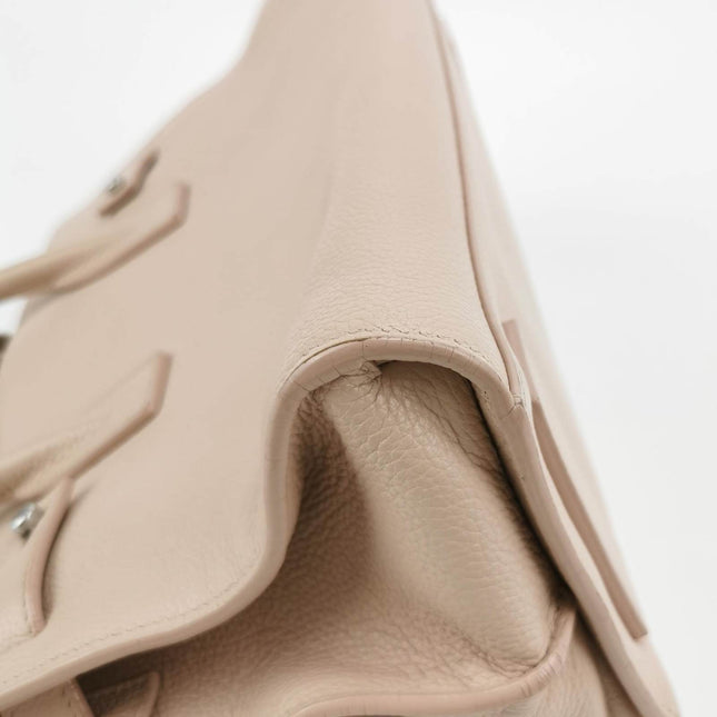 Saint Laurent Sac De Jour Baby Beige Leather Handbag