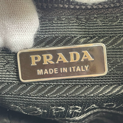 Prada Zebra Print Ponyhair Calfskin Leather Shoulder Bag