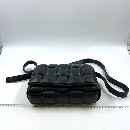 Bottega Veneta Padded Cassette Black Leather