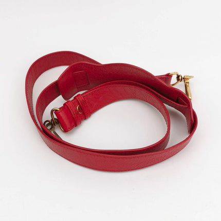 Sold Balenciaga City Bag Red with Gold hardware Small Crossbody Bag