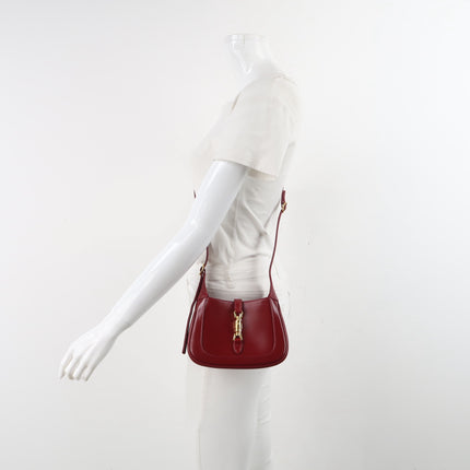 Gucci Jackie 1961 Mini Red Burgundy Leather Bag