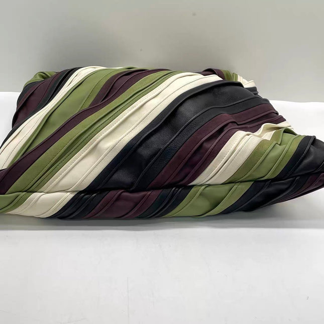 Bottega Veneta Hop Large Stripe Leather Hobo Bag 54cm