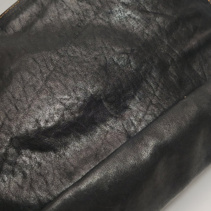 Dior Vintage Gaucho Large Black Leather Crossbody Bag