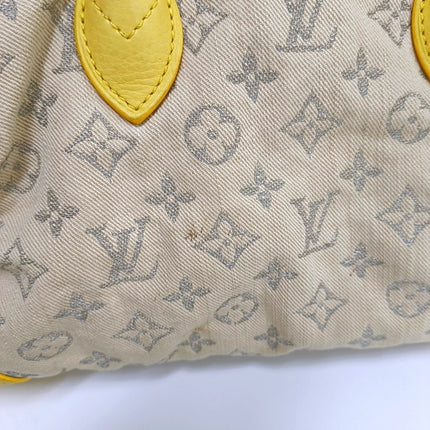 Louis Vuitton Neo Papillon Revelation GM Beige and Canvas Yellow Leather with Strap