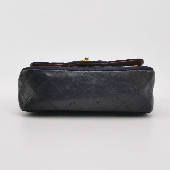 Chanel Classic Flap Mini Métiers d'Art Paris-Hamburg 2018 Wool Nautical Charms