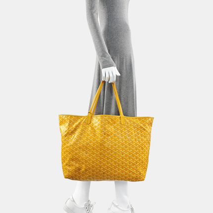 Goyard Saint Louis GM grand cabas jaune 2014