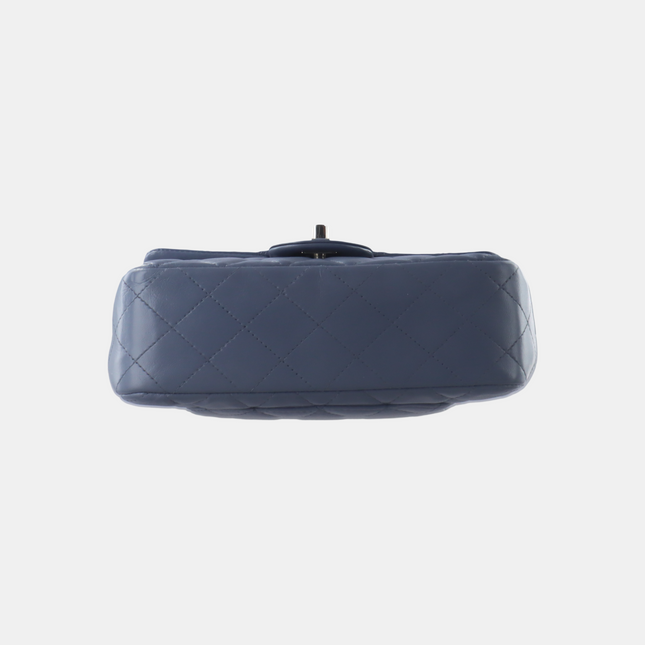 Chanel Classic Flap Rectangular Mini Ash Blue Lambskin, 2012